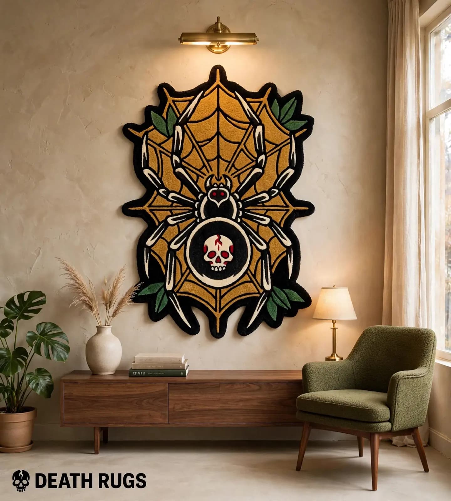 Skull Widow Web Rugs slide 3