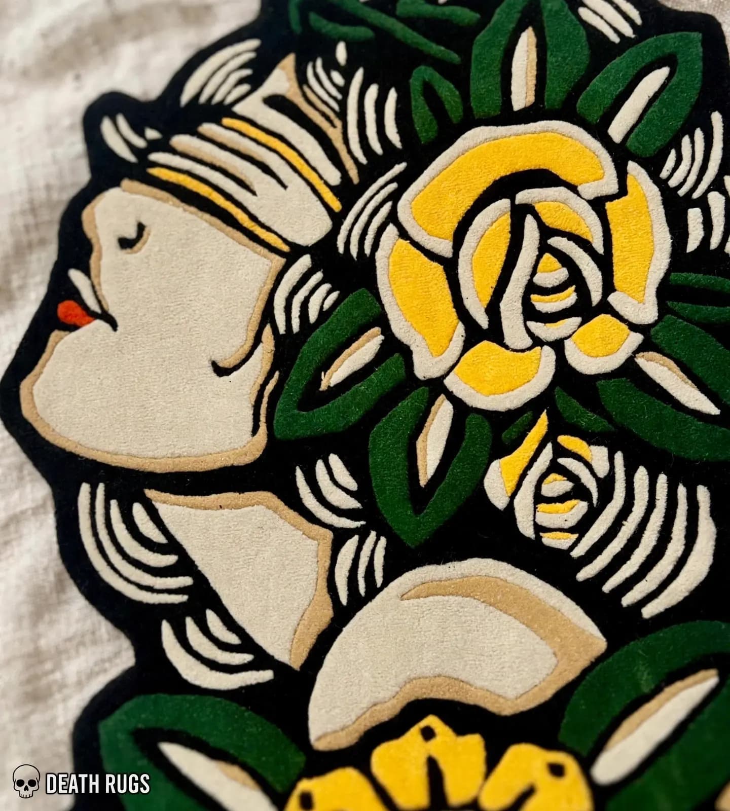 Golden Gypsy Rose Muse Rugs slide 7