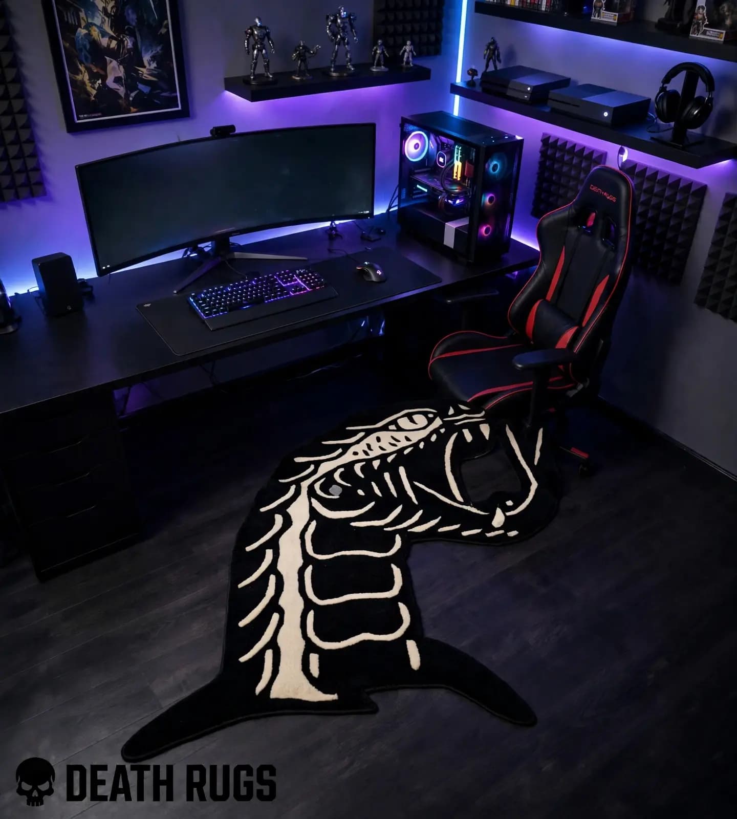 Black Cobra Strike Rugs slide 7