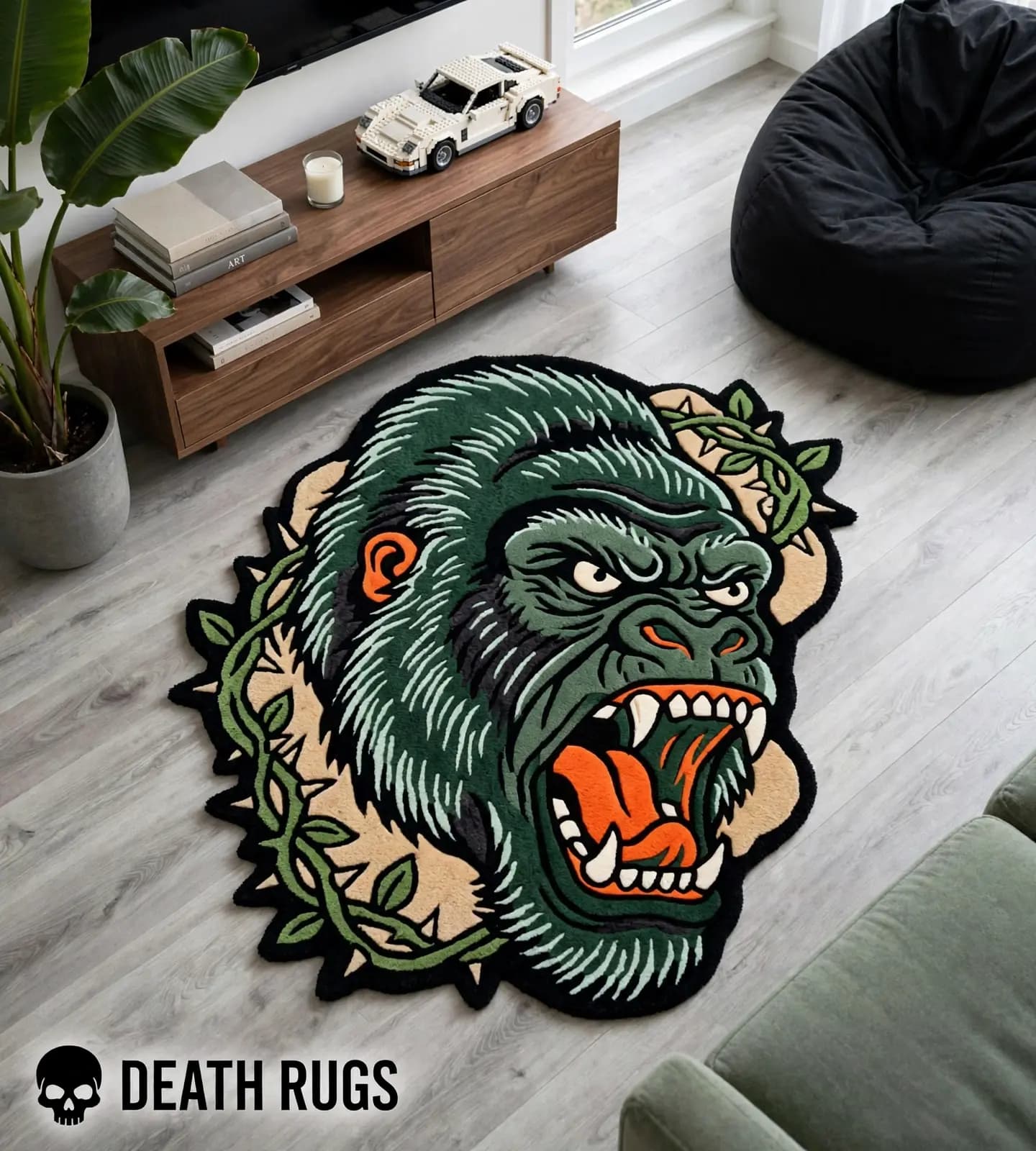 Verdant Beast Gorilla Rugs slide 3