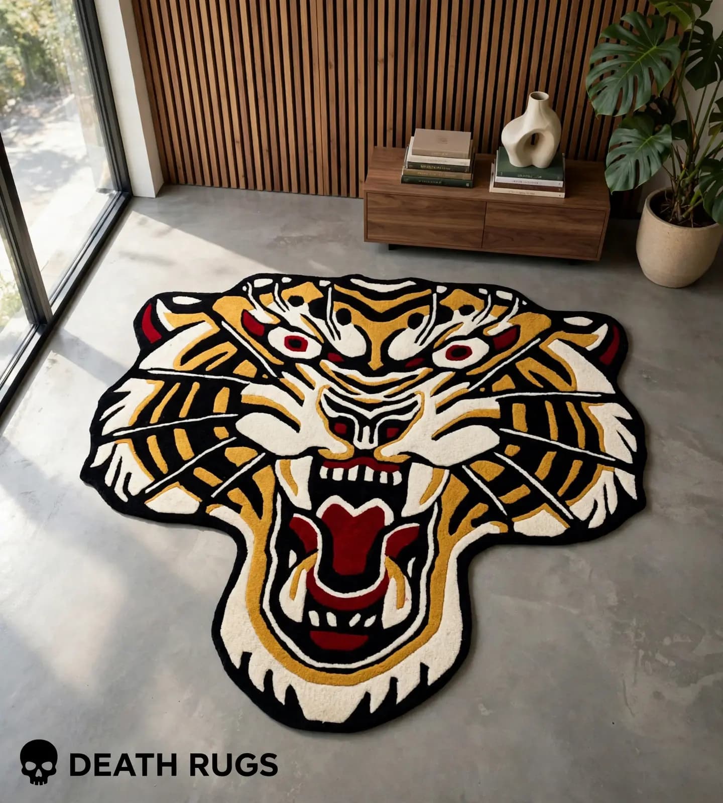 Golden Roar Tiger Rug slide 7