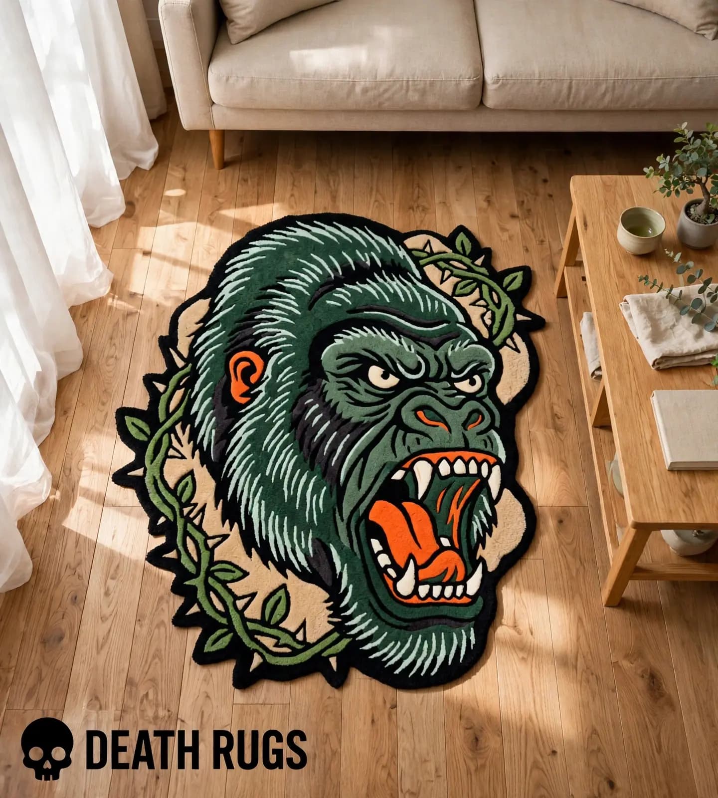 Verdant Beast Gorilla Rugs slide 6