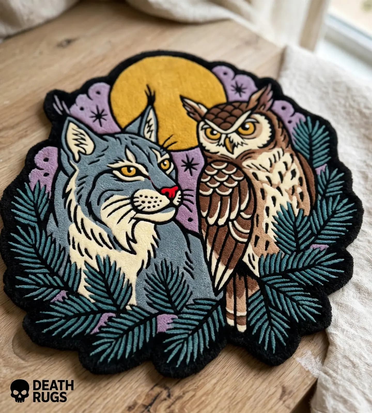 Lynx and Owl Rugs slide 3