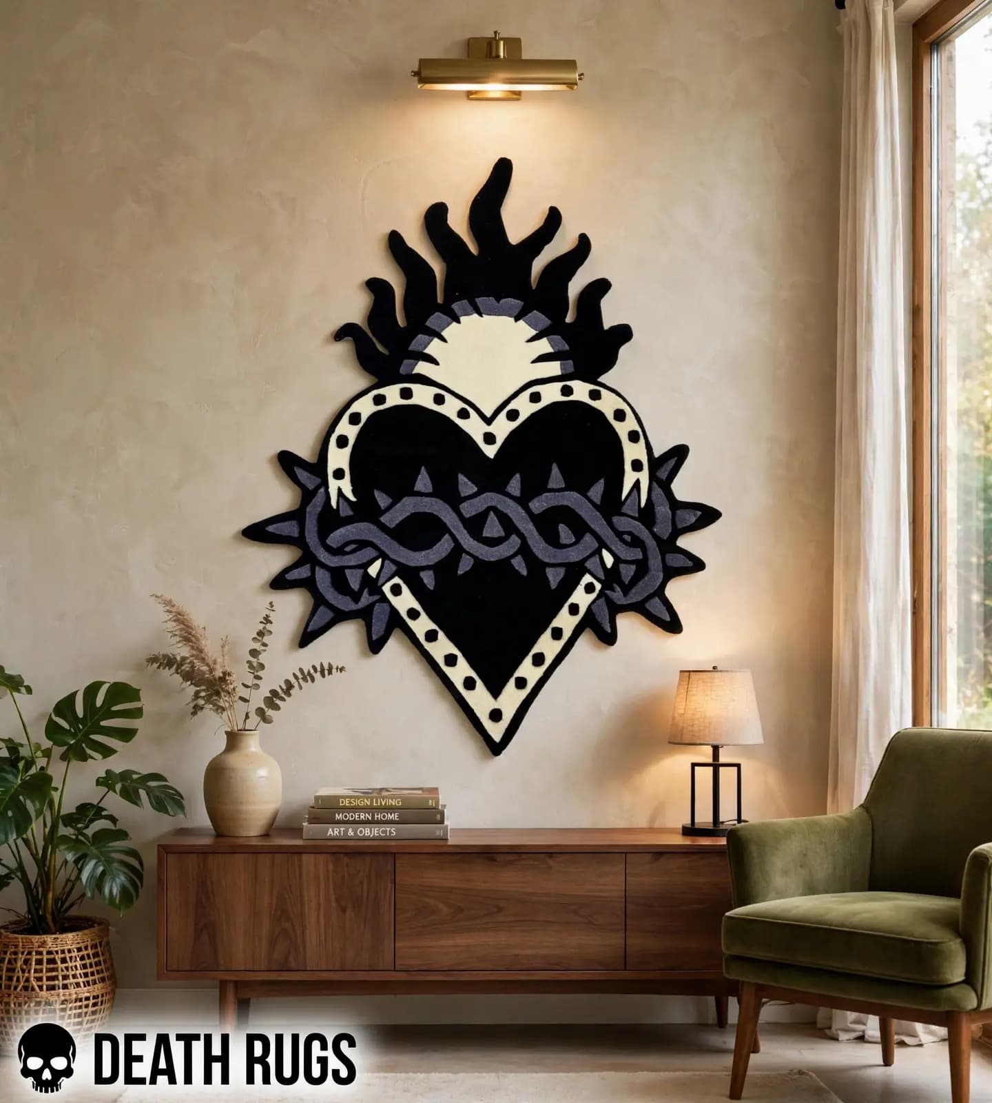 Sacred Thorn Heart Rugs slide 5